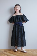 LANIKAI  LACE KIDS DRESS	 MIDNIGHTBLUE 6Y-11Y