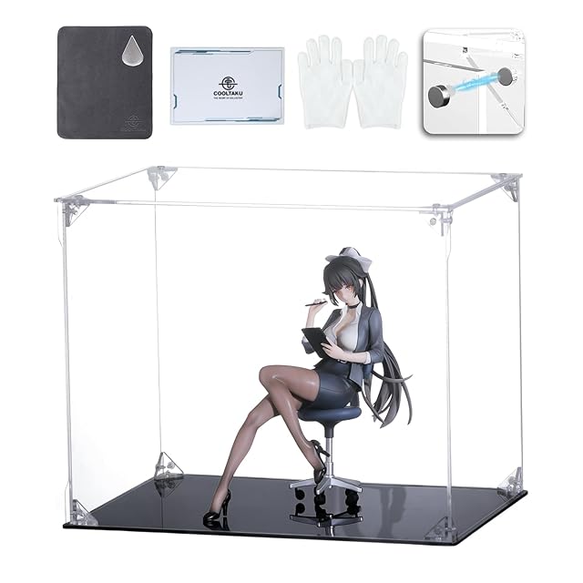 COOLTAKU フィギュアケース UVカット アクリル マグネット式 磁石付き