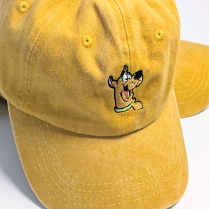 【 Scooby-Doo（ スクービー・ドゥー ）】 6パネルCAP / ベースボールキャップ / ウォッシュ加工〚アメリカン雑貨 アメトイ〛