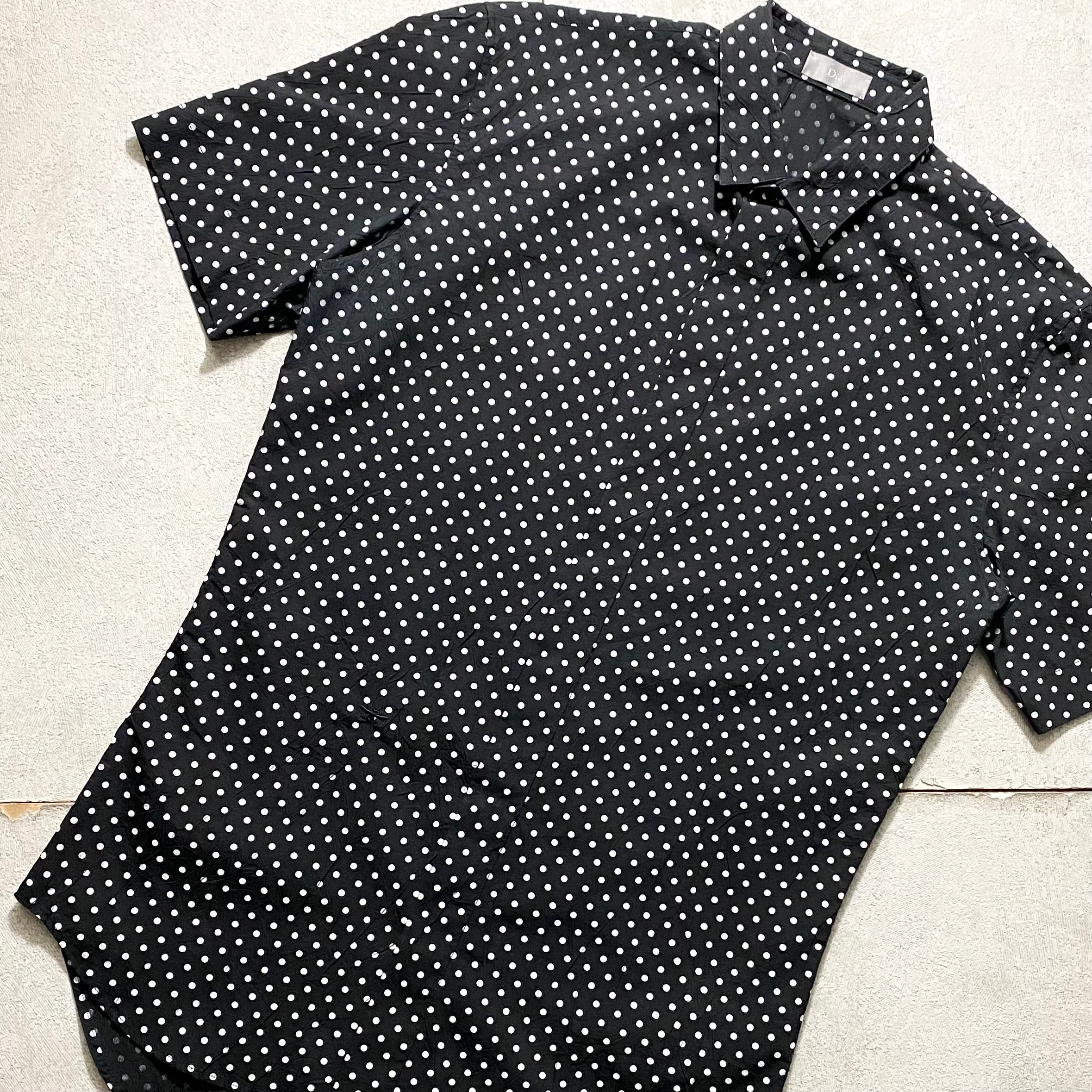 07SS Dior HOMME エディ期 BEE刺繍比翼シャツ