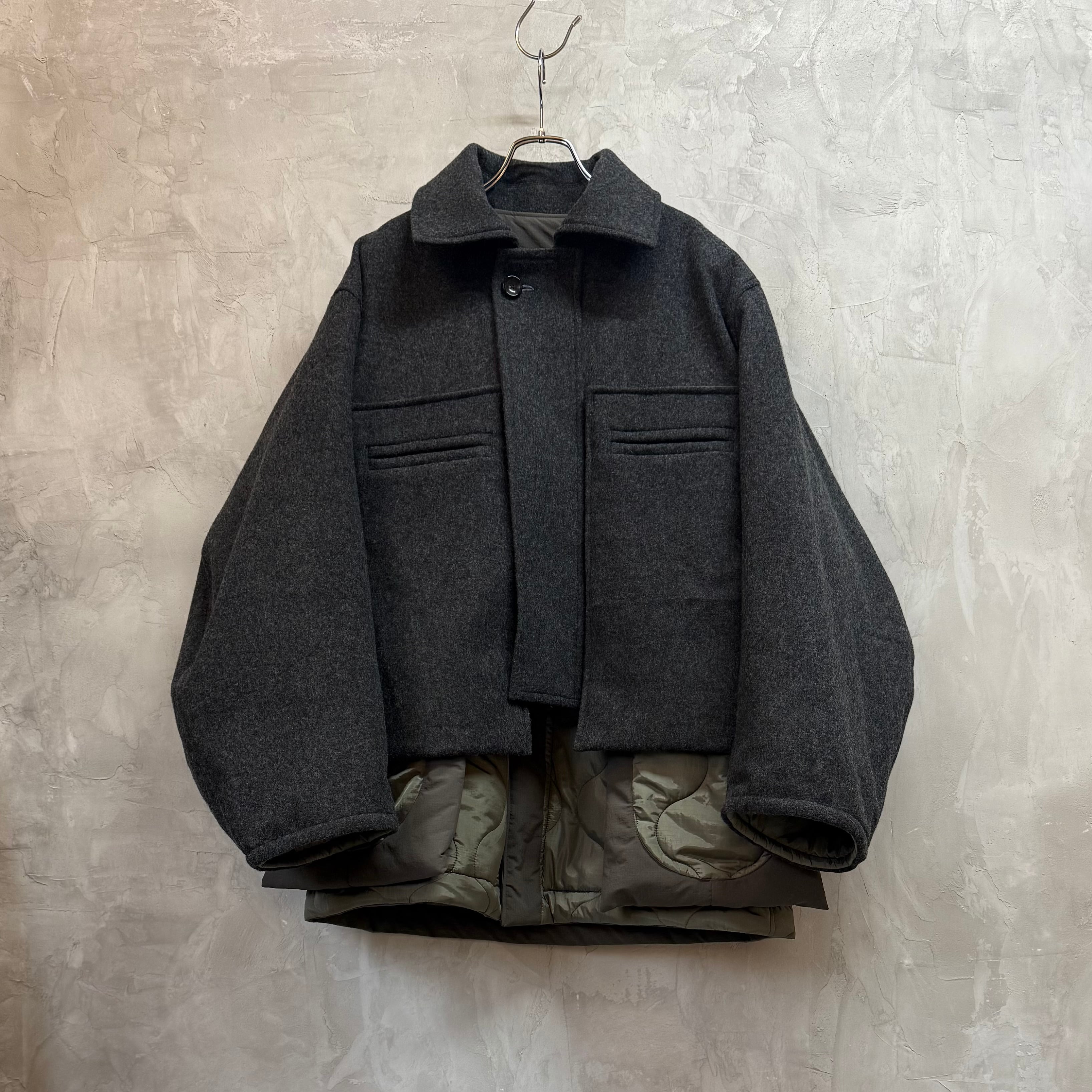 7face blouson charcoal