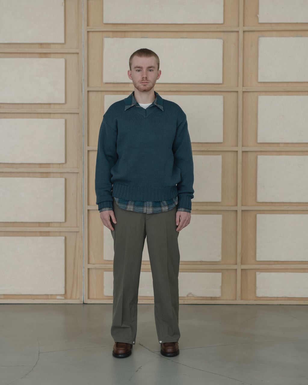 い*ん様 PHIGVEL LONG POINT CALLAR LS SHIRT PHIGVEL LONG POINT CALLAR LS SHIRT REGULAR COLLAR DRESS SHIRT