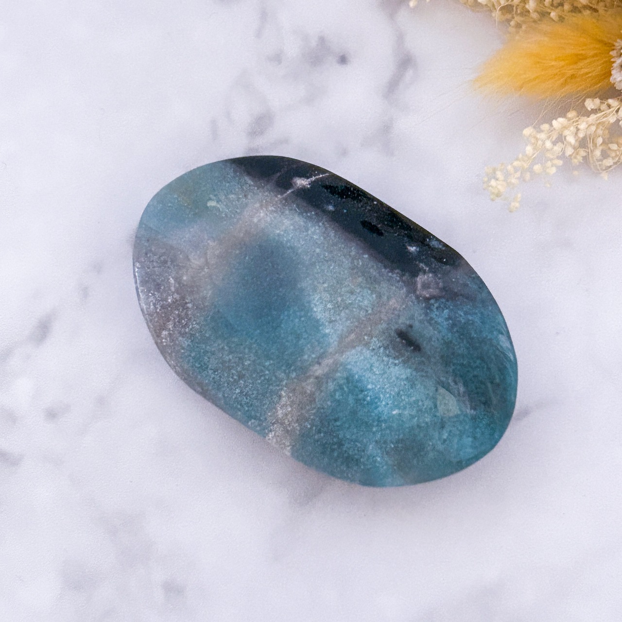 トロレアイトインクォーツ パームストーン