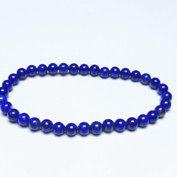 ラピスラズリ ブレスレット 5mm 一点物 メール便可 [M便 1/10] 111-48405