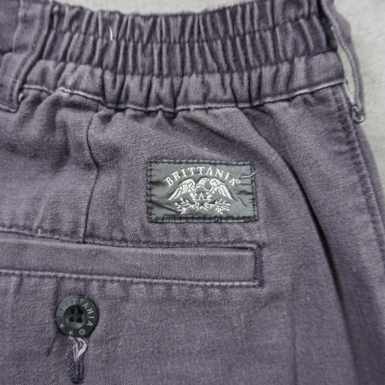 BRITTANIA cotton chino easy pants W34L32 古着 - 13