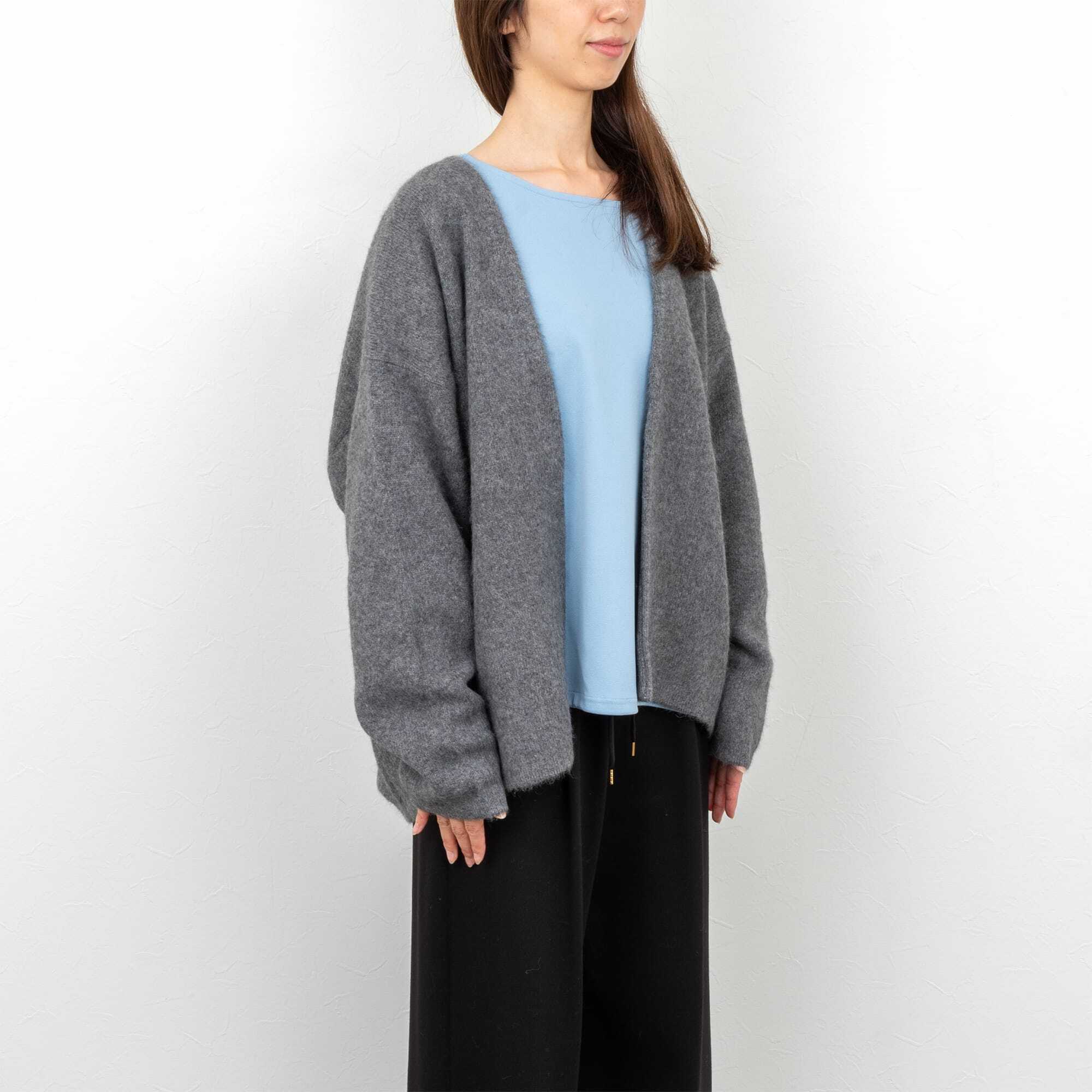 MICA&DEAL／マイカアンドディール】ラクーンデュアルカーディガン  