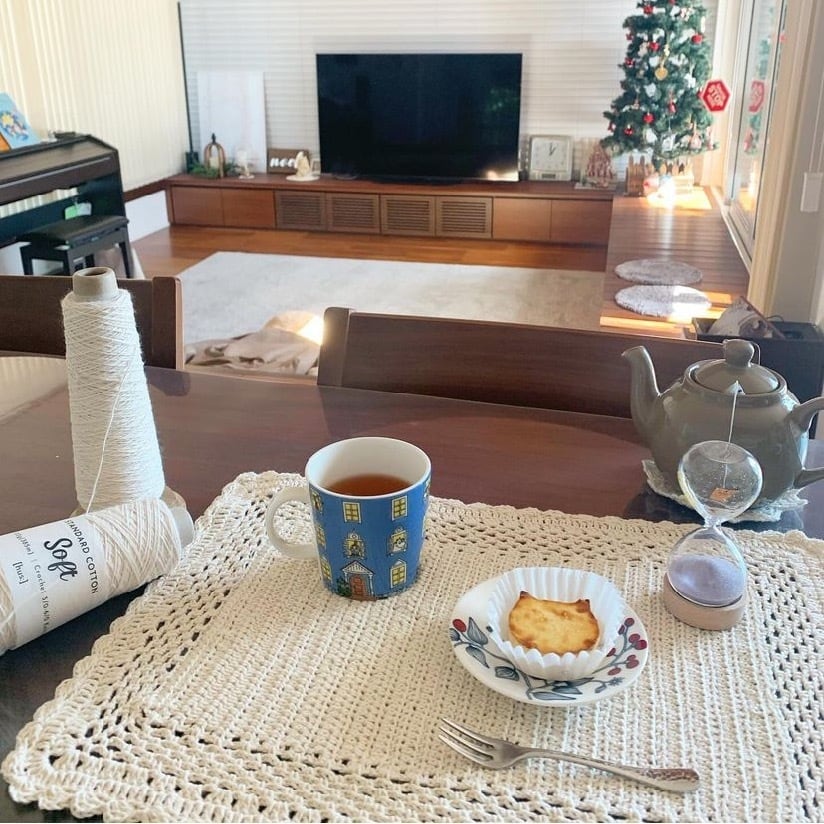 ヴィンテージ風プレイスマット | Jul Knitting キット | ［hus:］フース