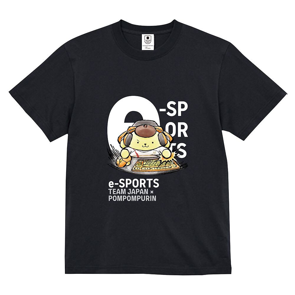 TEAM JAPAN×ポムポムプリン Tシャツ e-スポーツ