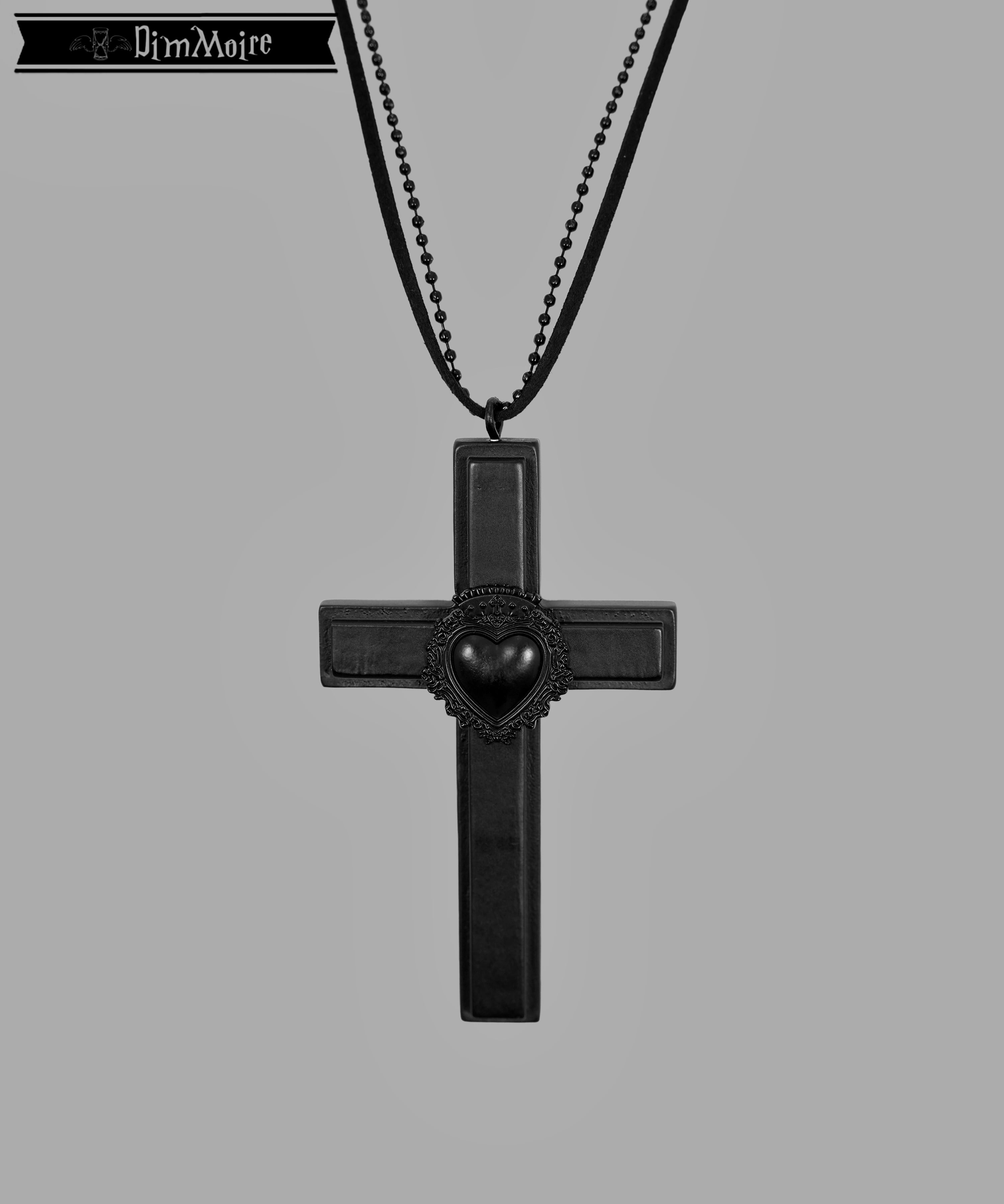 HeartCore十字架ペンダント【Black】 | DimMoire
