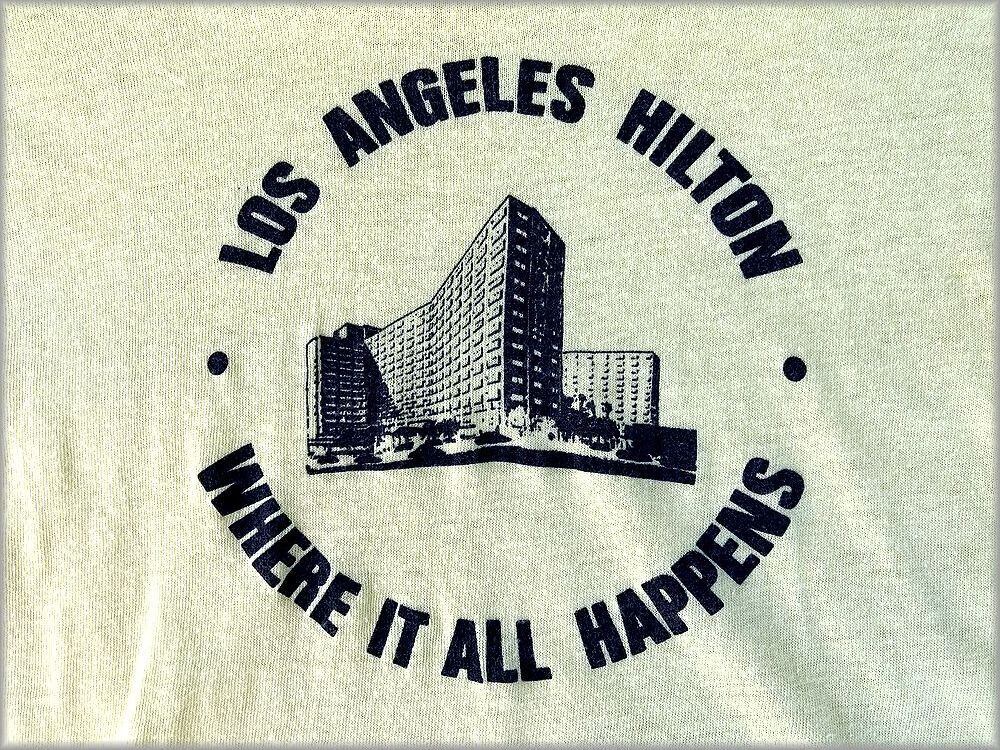 ☆HILTON HOTEL ヒルトンホテル ビンテージ 70s USA製 Tシャツ size L