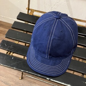 BLUE SELVEDGE DENIM CINCH BUCKLE CAP