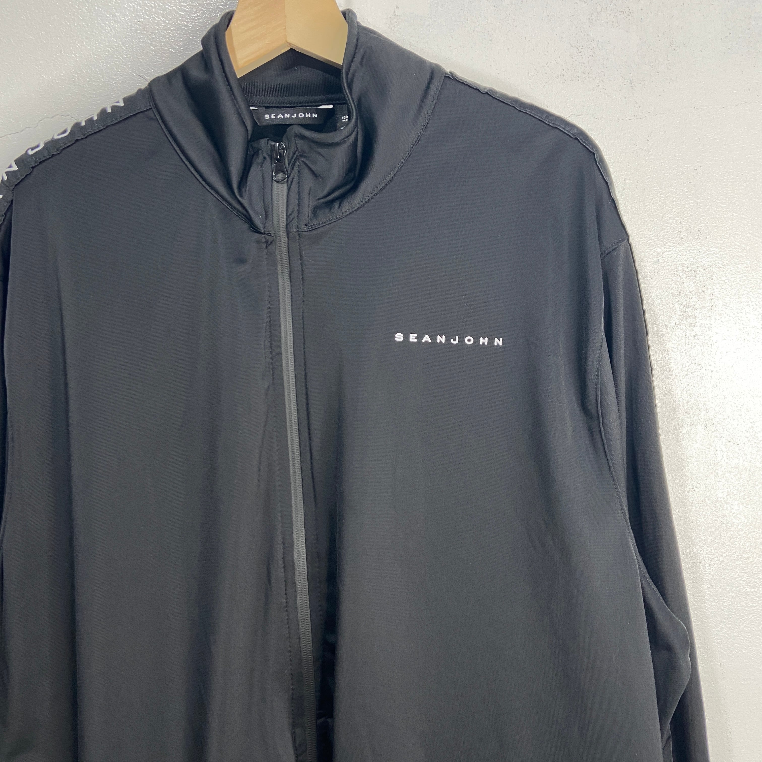 送料無料』SEANJOHN ショーンジョン トラックジャケット ブラック 3XL ...