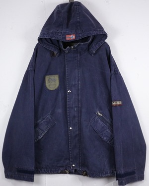 【Caka act2】“NAPAPIJRI” Multiple Gimmick Fade Hooded Jacket