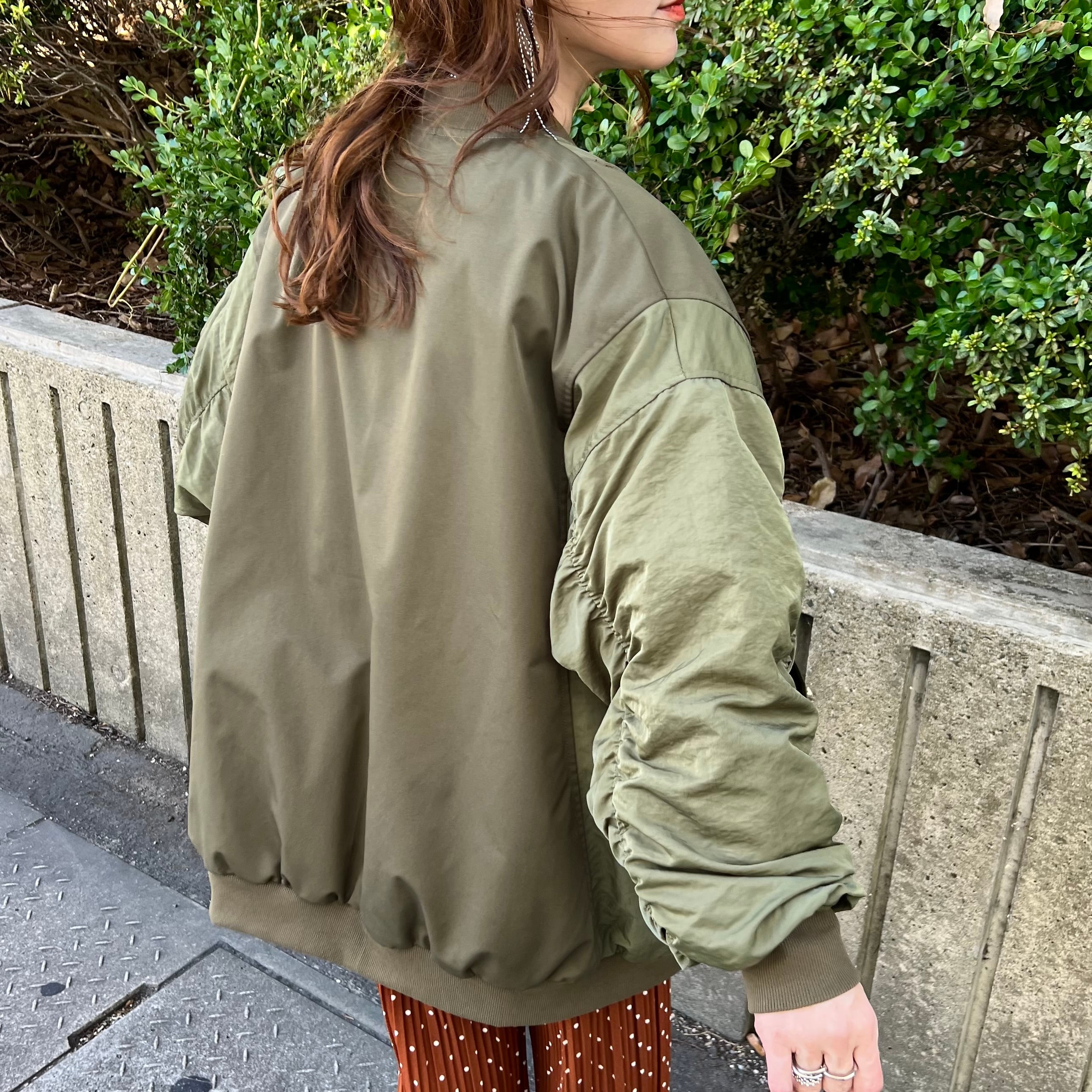 異素材ミックスMA-1ブルゾン【on5676252-z】宅配便送料無料/宅配便発送