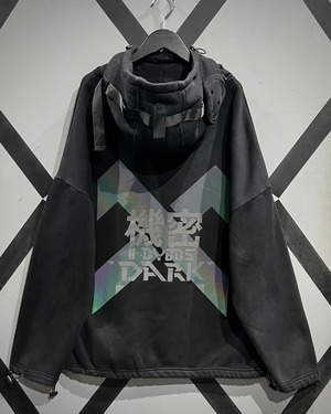 【X VINTAGE】Multiple Gimmick Loose Pullover Hoodie