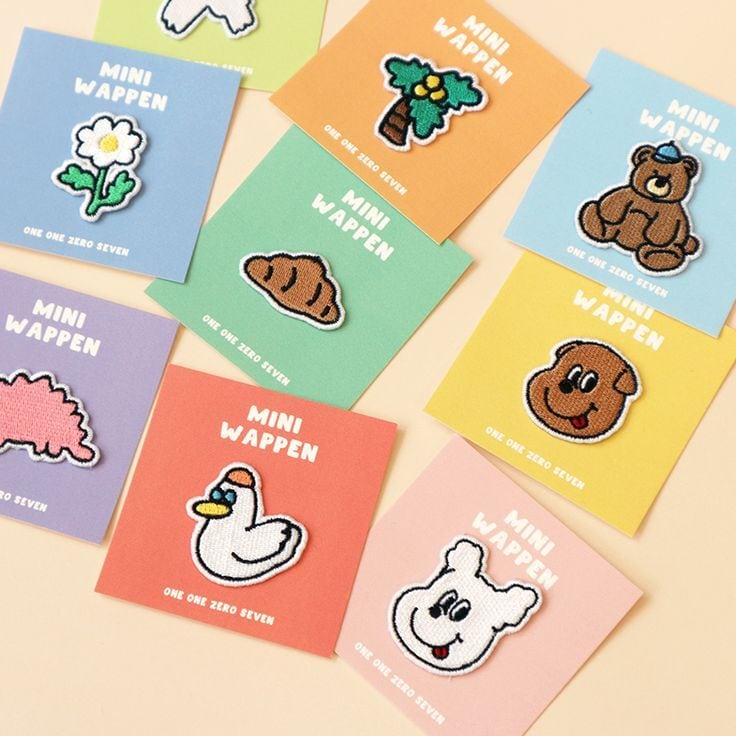 1107] 刺繍ワッペン（全9種） | moim - 韓国雑貨や小物の通販