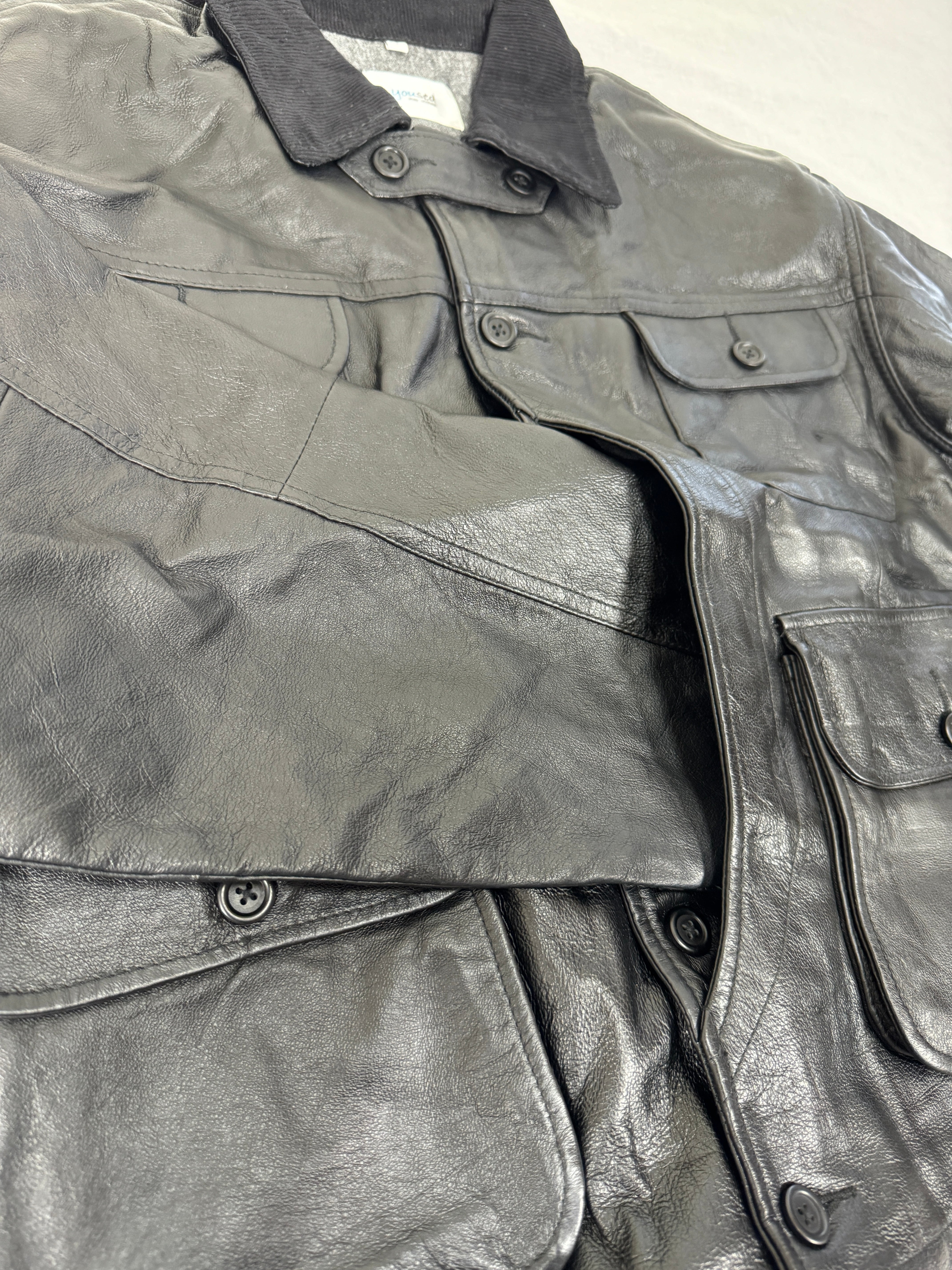 Leather Classic Warden Jacket | yoused