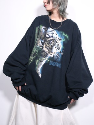 “SIEGFRIED & ROY” 虎 oversized sweatshirt