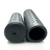 サギサカ(SAGISAKA) 自転車用 グリップ シフトグリップ ロング/ショート セット グレー 21774