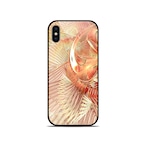 金式 - 和風 角丸型 強化ガラスiPhoneケース