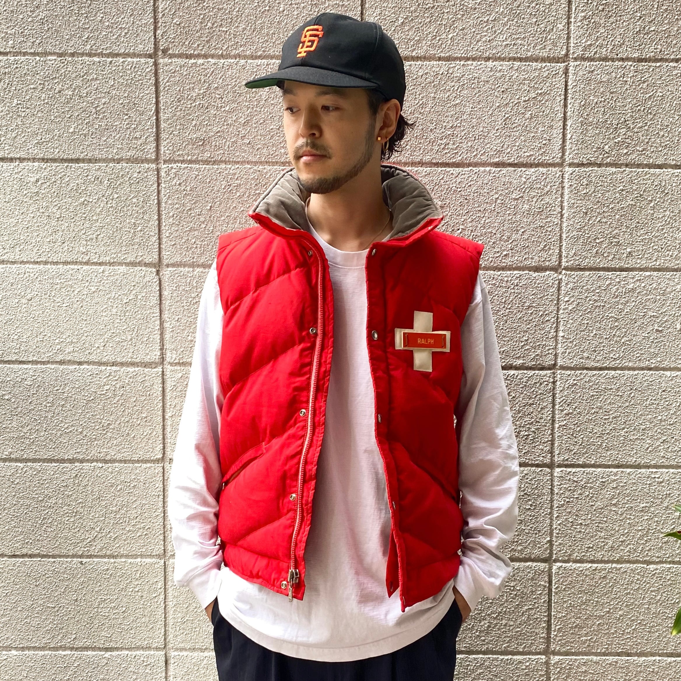 80's The North Face 紺タグ Down Vest / ザ・ノースフェイス ダウン