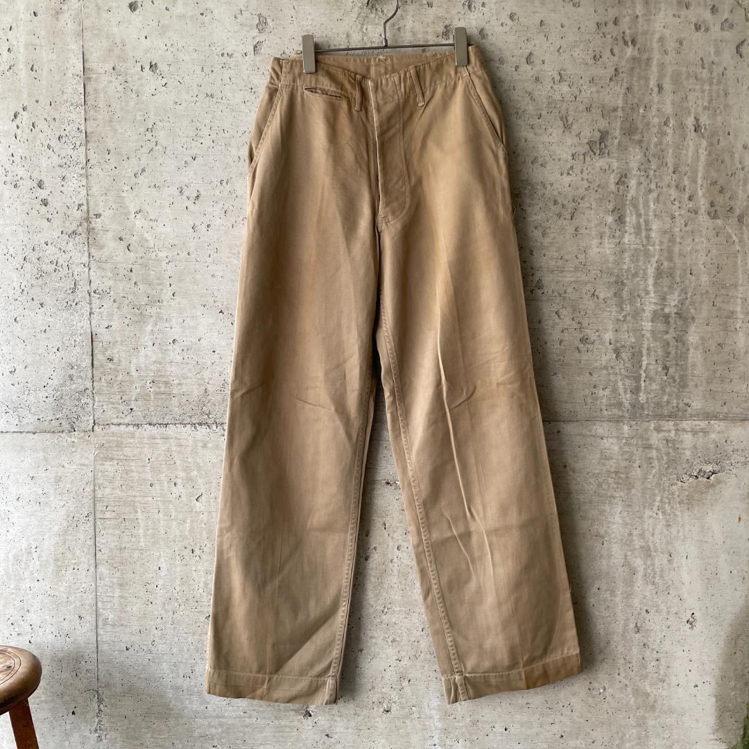 GD384 本物 アメリカ海兵隊 USMC 40s カーキ チノパン チノ GD384 本物 アメリカ海兵隊 USMC 40s カーキ チノパン チノ