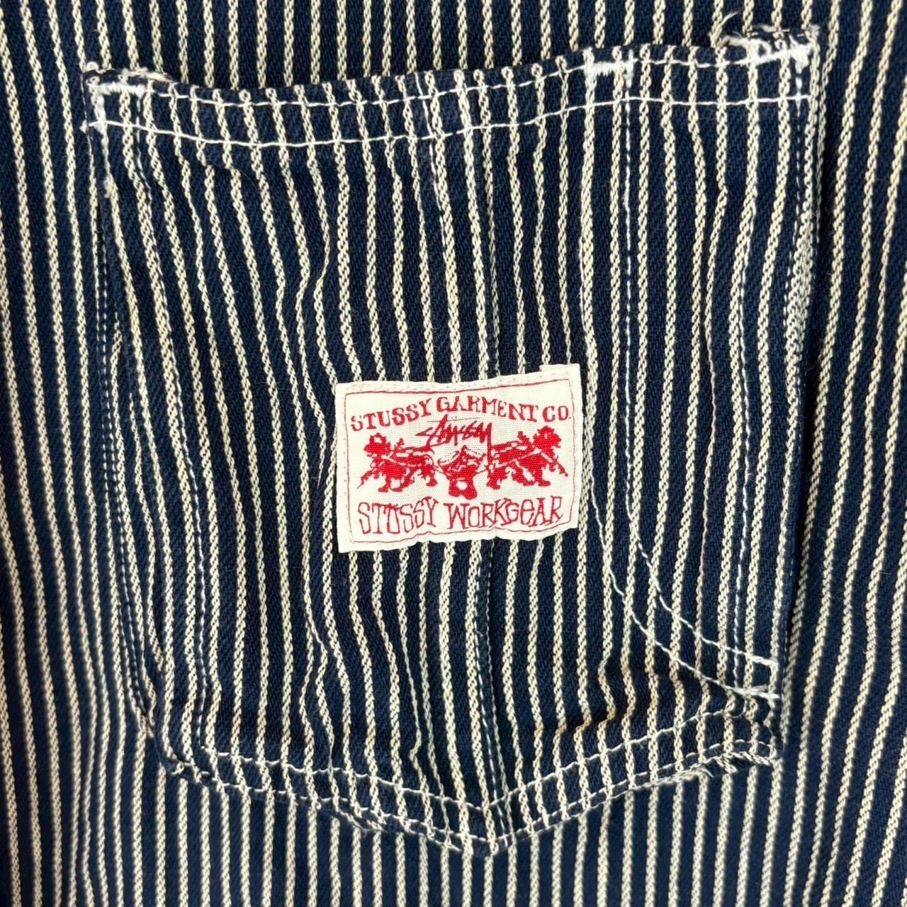 stussy ステューシー 半袖シャツ M バックロゴ 刺繍ロゴ | 古着屋SAKASHITA