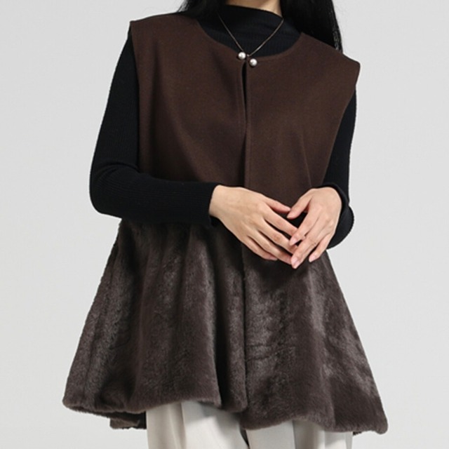 パールポイントペプラムベスト