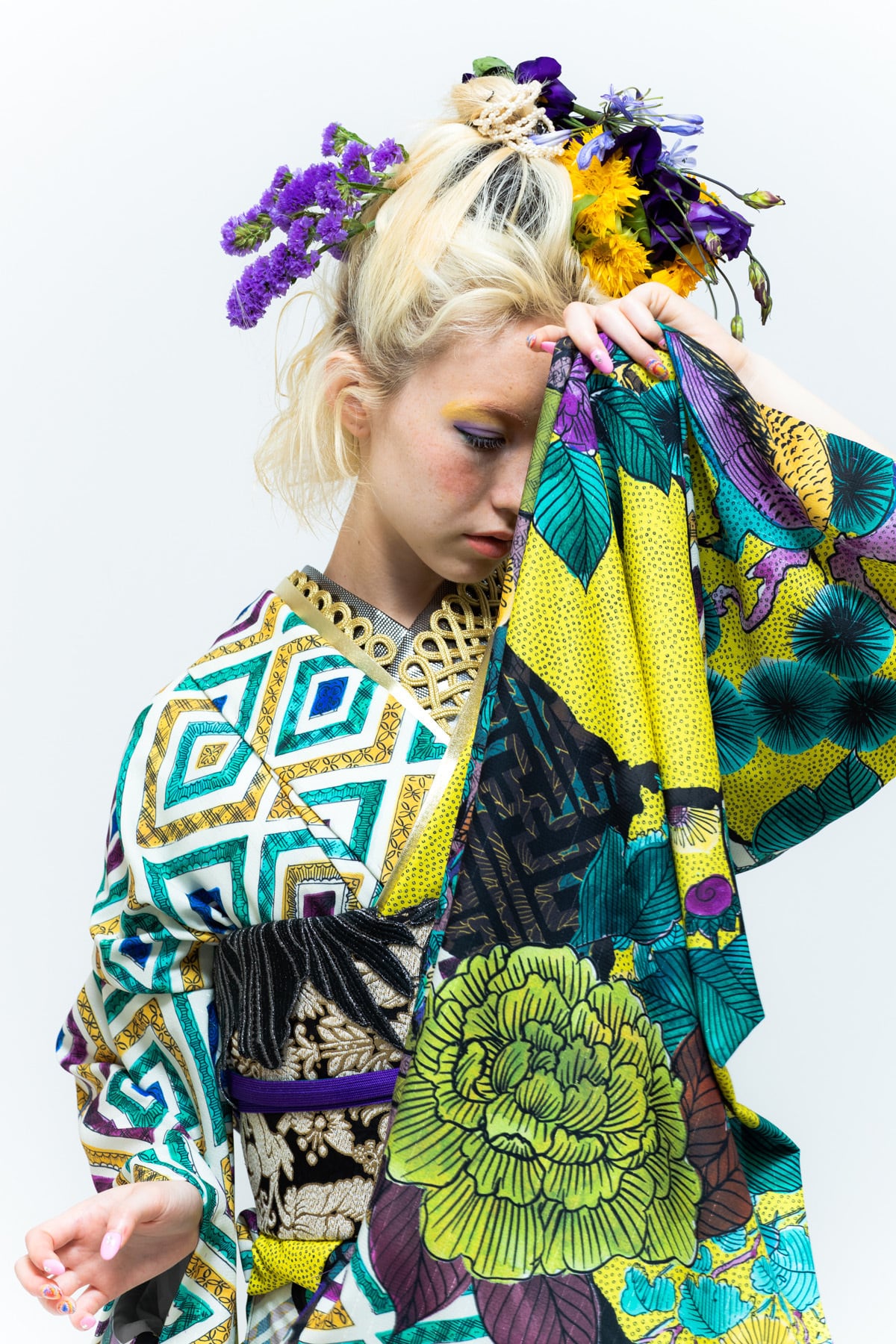 受注商品】Rumi Rock振袖 古九谷 [ A890 A890 A890 A890 A890] | Rumi