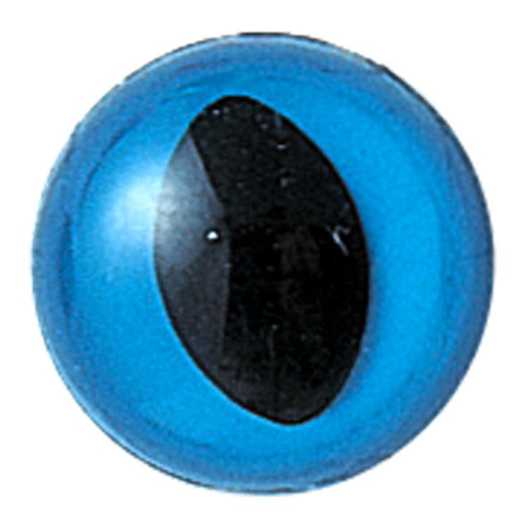 ぬいぐるみ・マスコット用 猫の目 ブルー 9mm 6個 キャッツアイ 青い目 幸せデリバリー（ギフト・結婚式アイテム・手芸用品の通販）