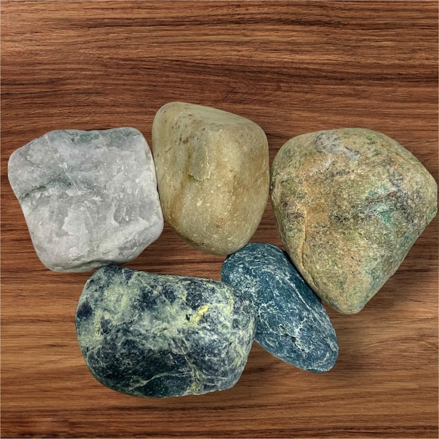 5) 日本人の「心」に寄り添う御守り「安定のグラウンディング・円熟した内観と精神世界」糸魚川超癒し5点セット