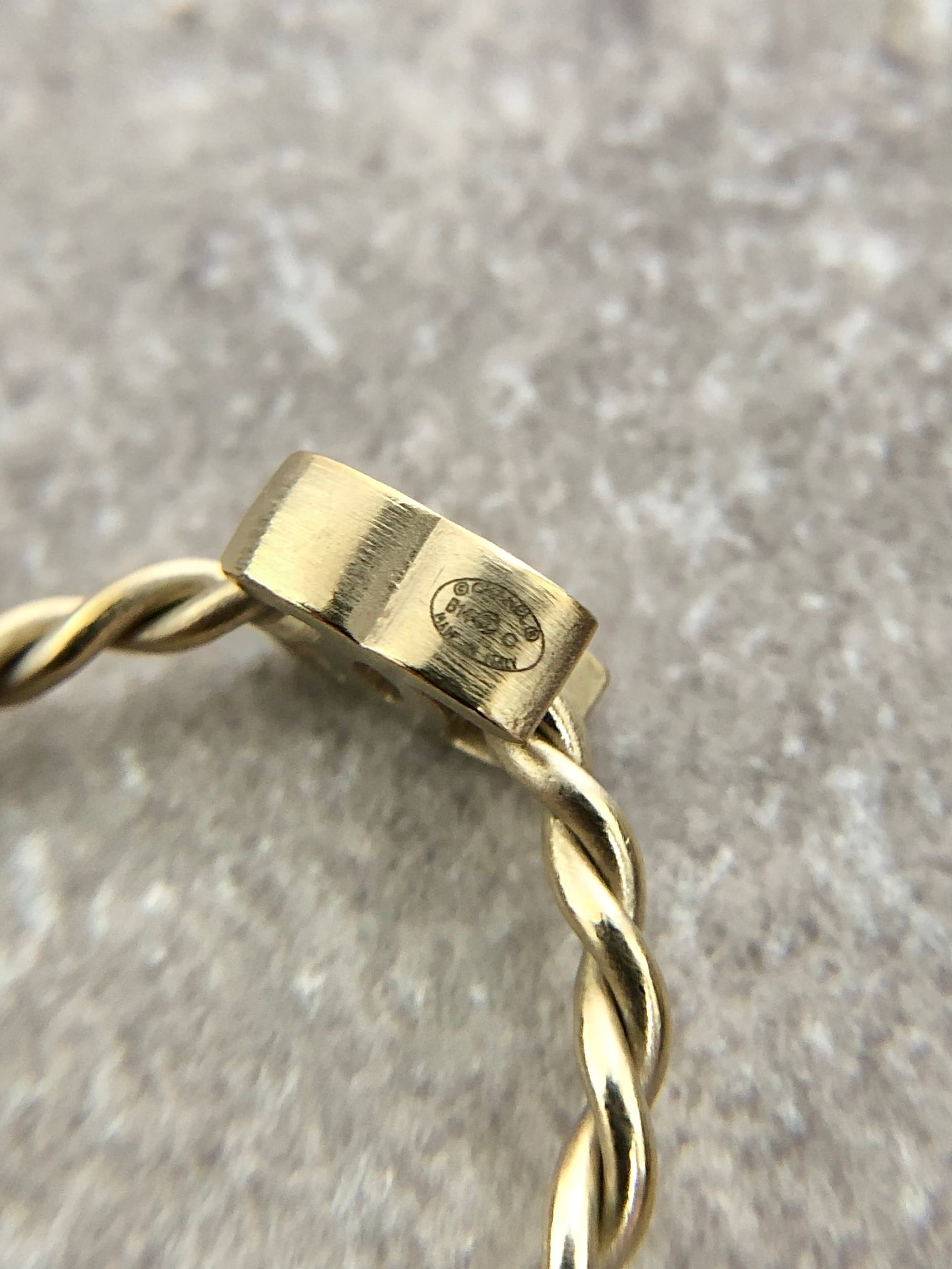 CHANEL シャネル 指輪 ゴールド ココマーク ツイスト vintage
