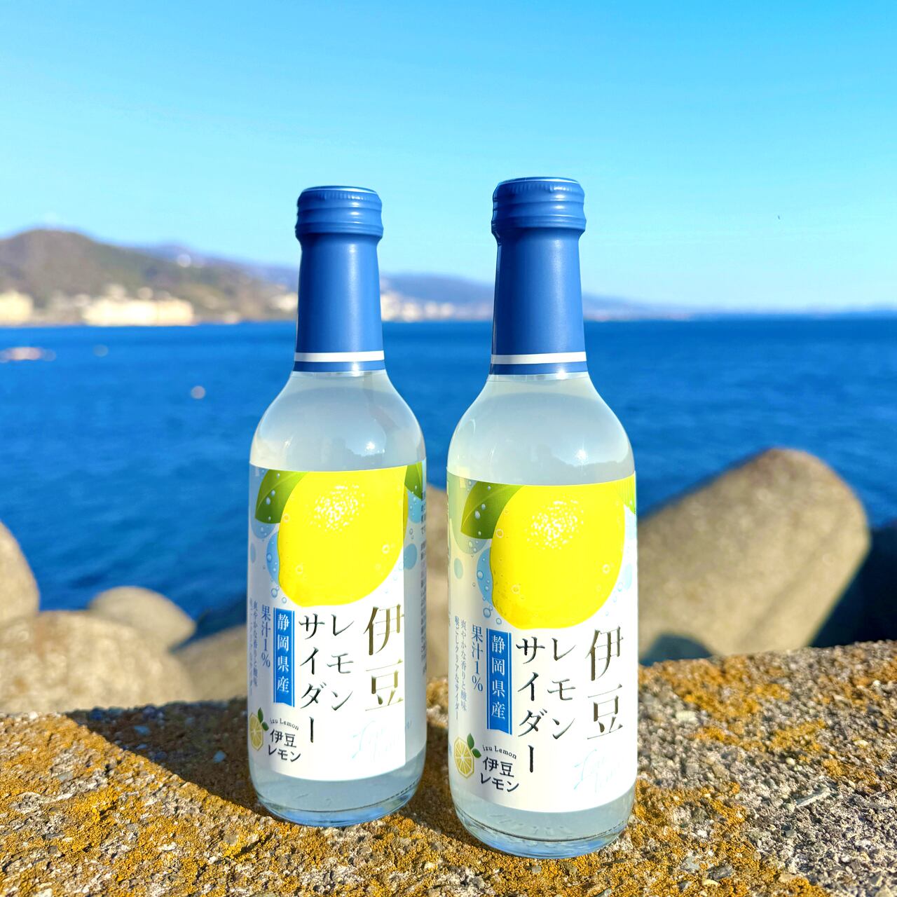 伊豆レモンサイダー 240ml ビン / 20本入 | 木村飲料BASE店