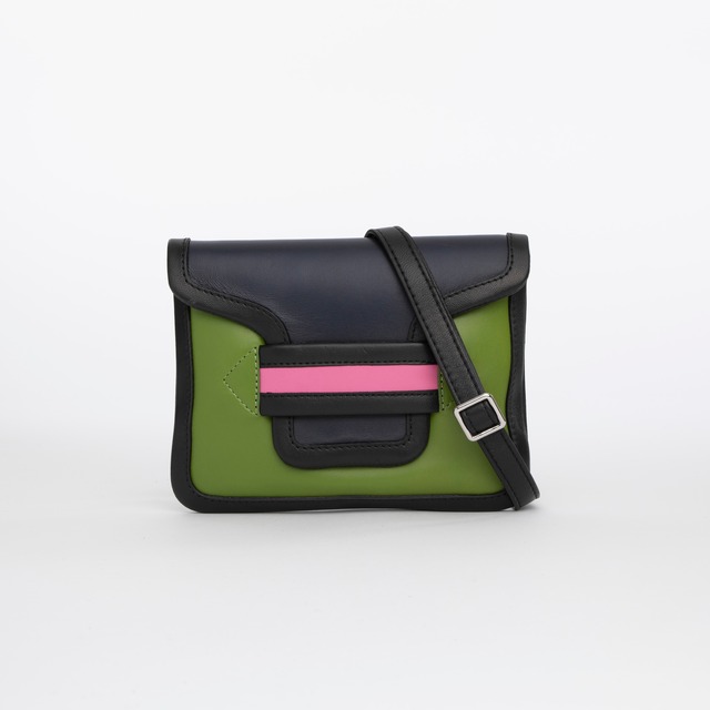 PIERRE HARDY　ALPHA POUCH　MULTI GREEN