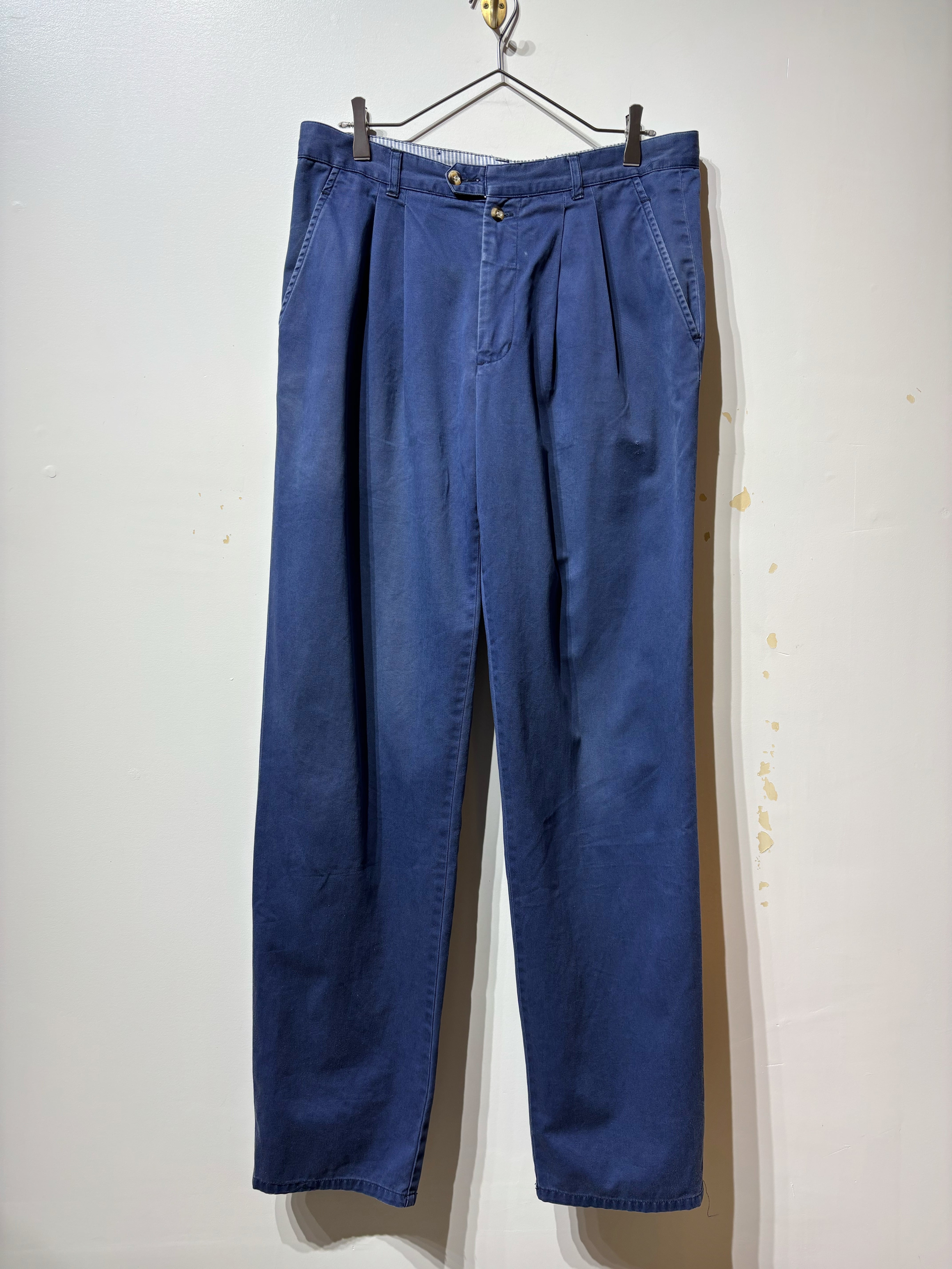 (PT911)90‘s OLD TOMMY HILFIGER 2tac chino pants with extended button tab