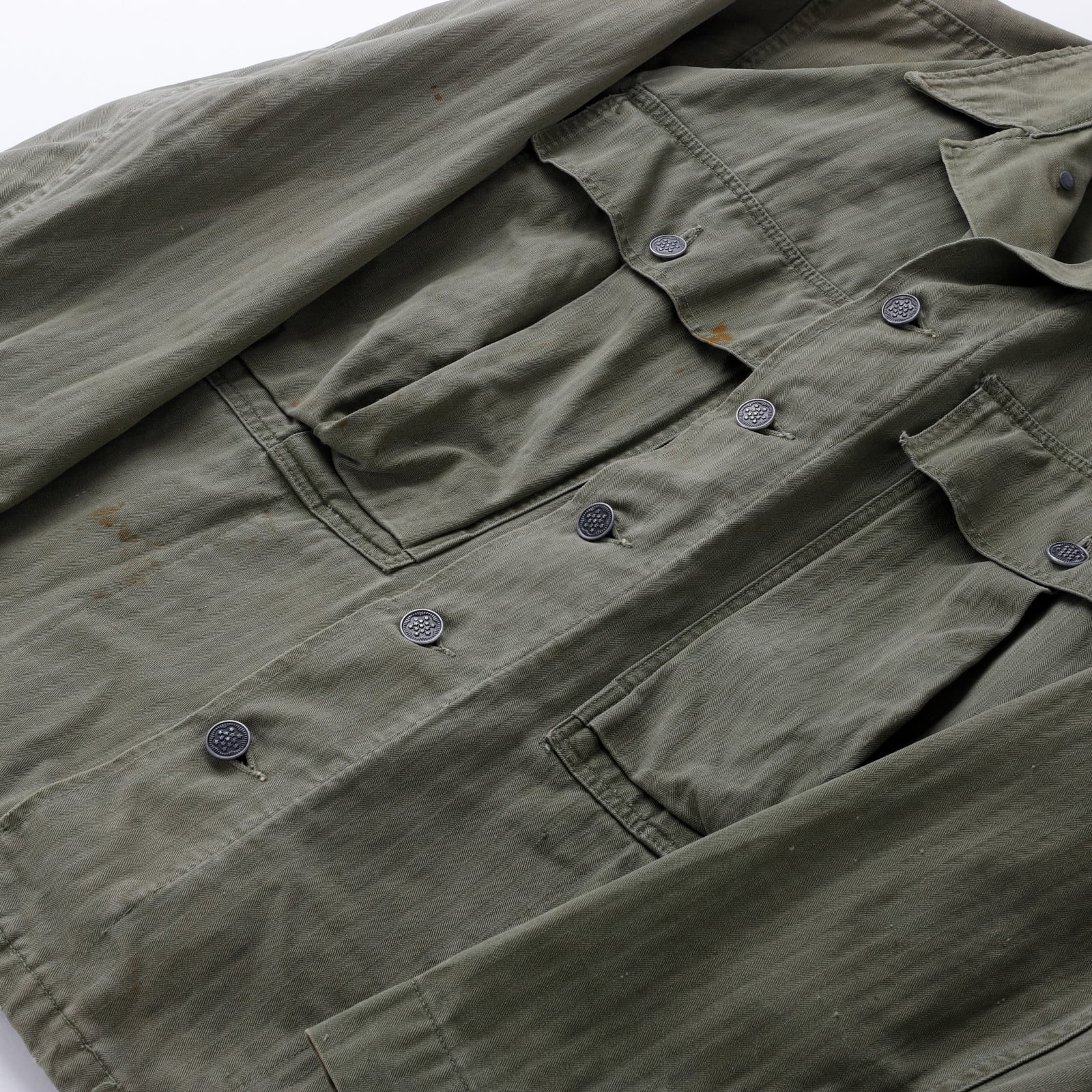 美品】40s U.S.ARMY M-43 HBT jacket special vintage militaly 美品】40s U.S.ARMY M-43 HBT jacket special vintage militaly