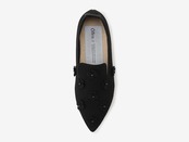 pointed-PEARL FLOWER / BLACK