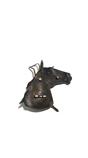 Br. Henneberg “Horse Head” Equestrian Tray / Ashtray(c.1890–1914)
