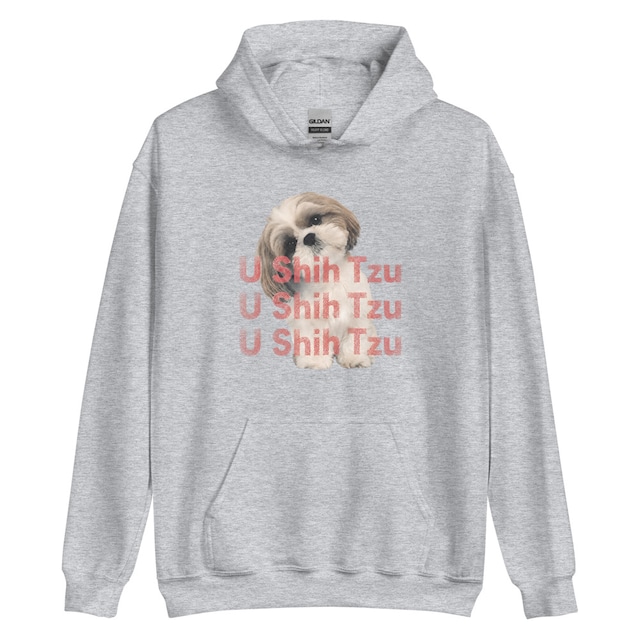 What Shih Tzu Hoodie Red U0129