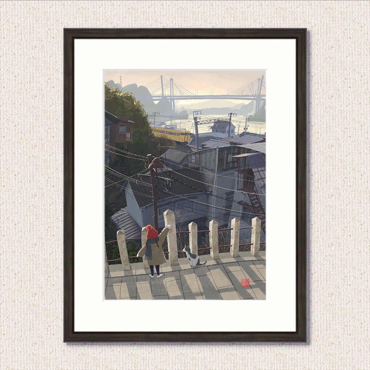 油絵 油彩 油彩画 絵 絵画 【哲学の道の桜】 | Pay ID