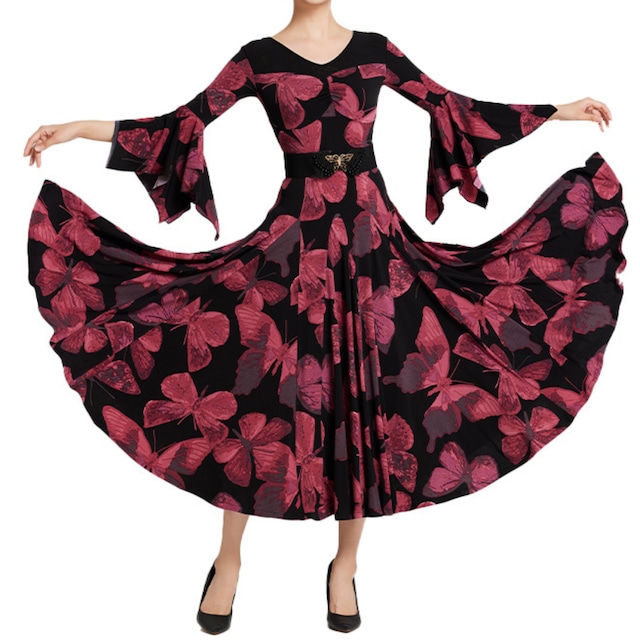 華やかでエレガント デザイン スタンダードドレス ds0460