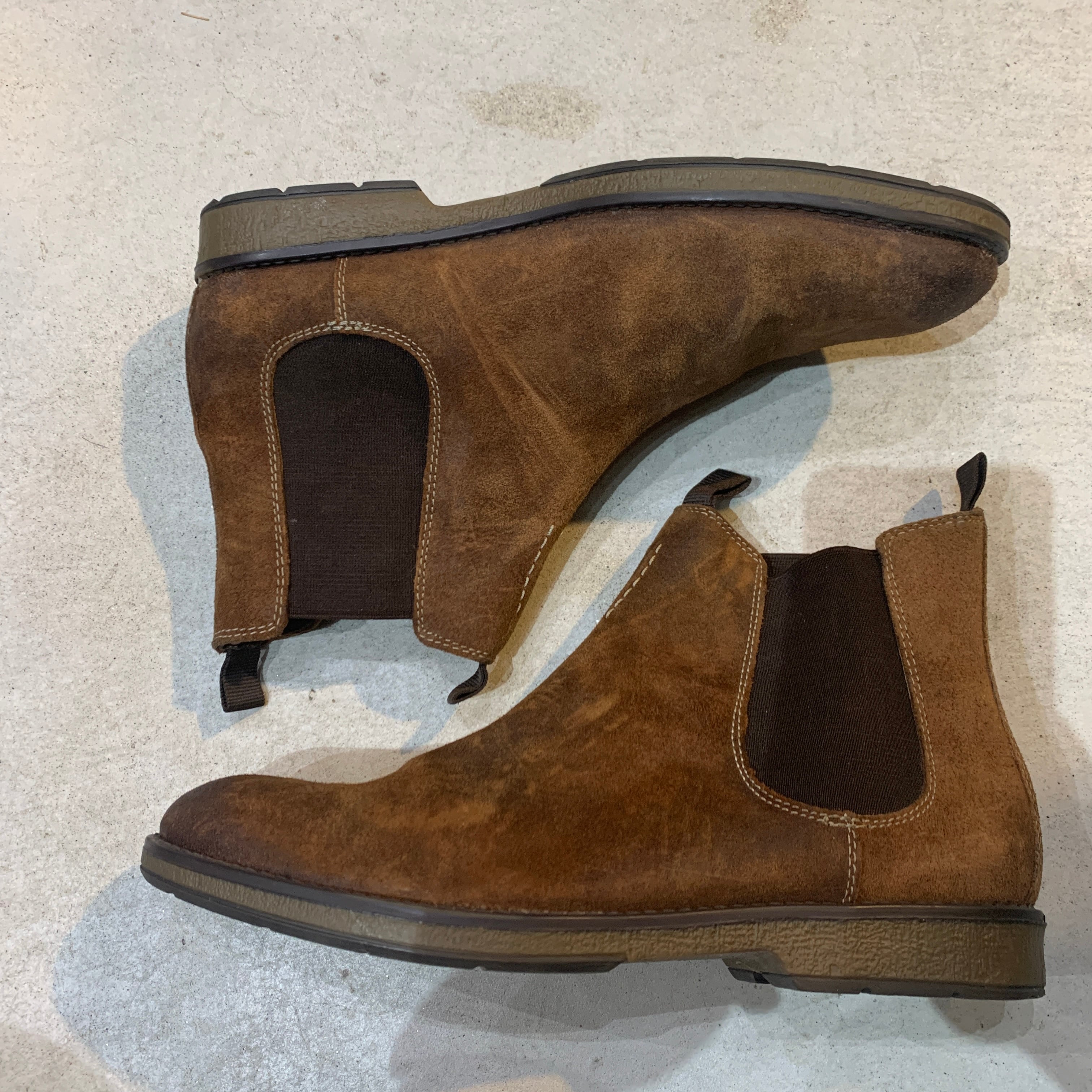 未使用品 Clarks スエードサイドゴアブーツ ブラウン US10.5 | 古着屋 Uan