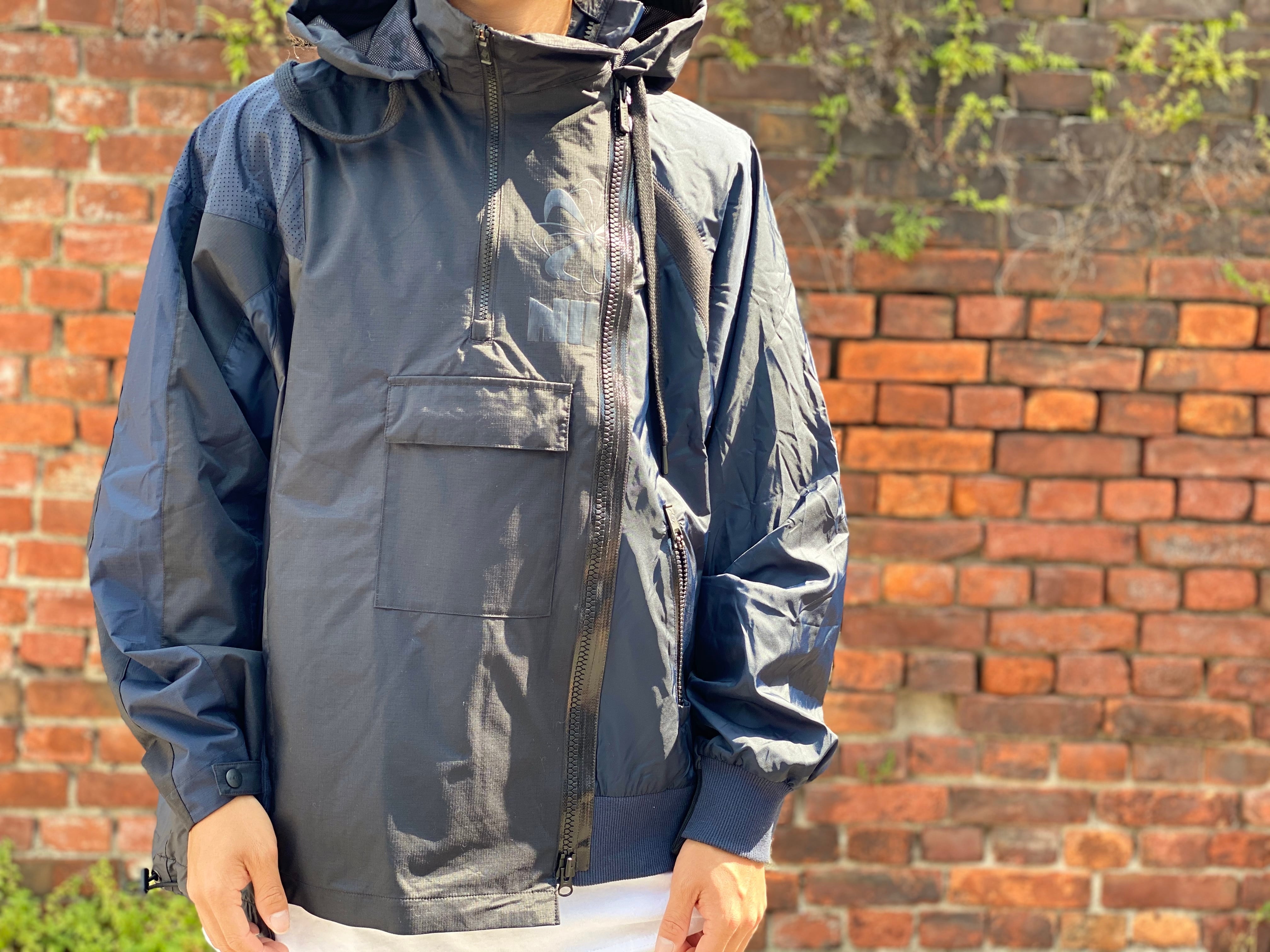 Nike × sacai hooded anorak ブラック M