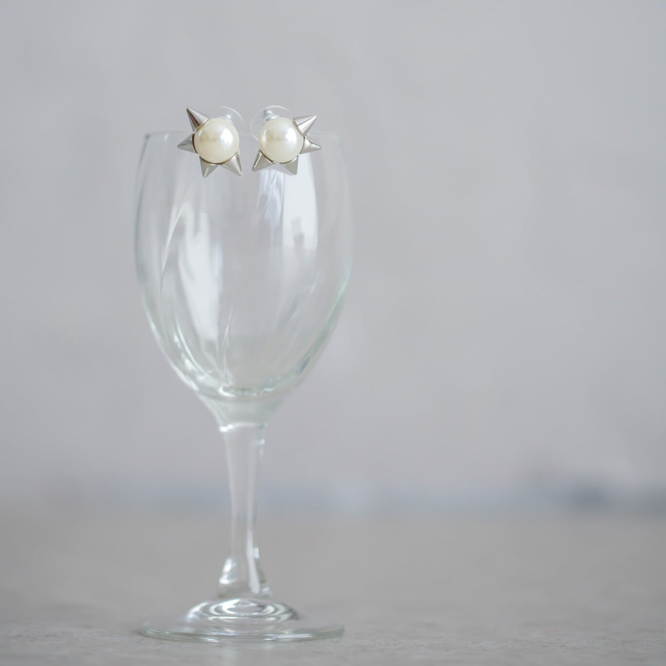 【Glaçon】グラソン シャープパールピアス(S2513)