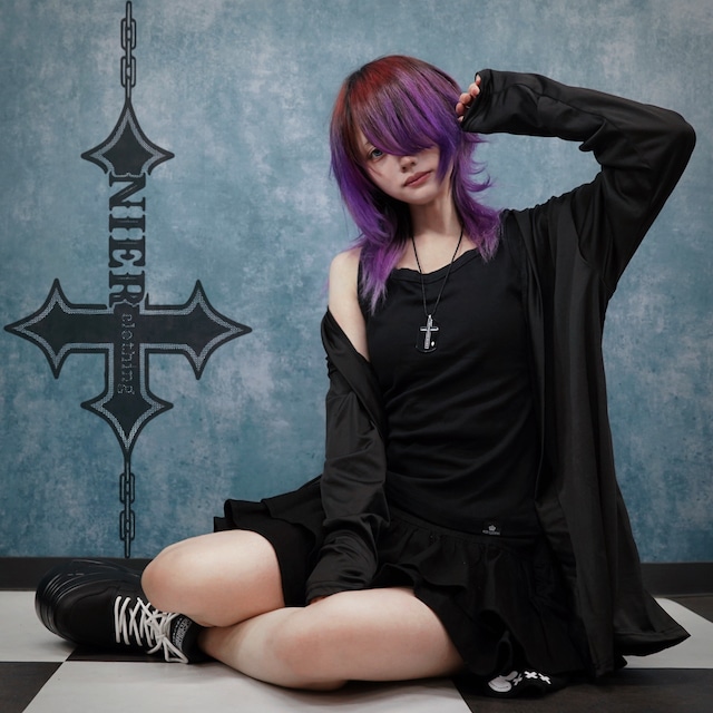 《6月22-24日限定目玉大特価》BLACK AIRY SUMMER LONG OUTER
