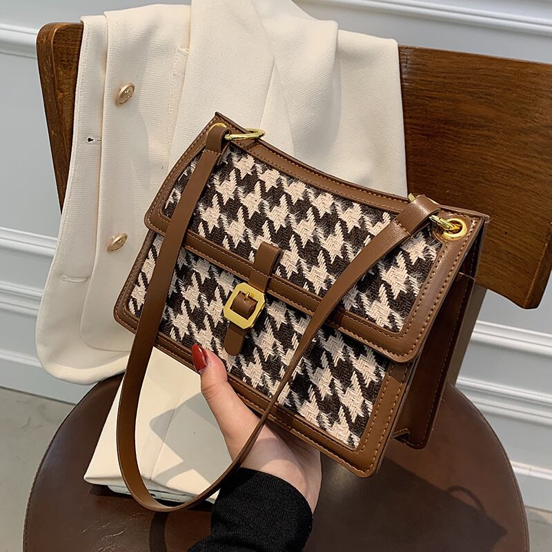 オータム 秋物 スクウェア メッセンジャーバッグ 手作りハンドバック37673108715