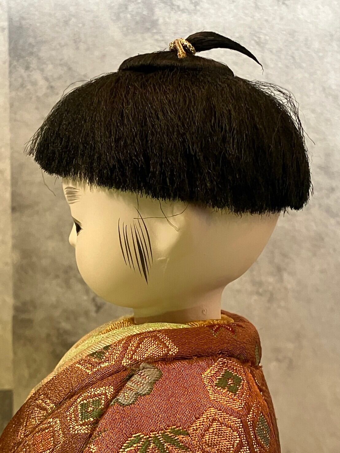 日本人形｜「無我」木目込み人形 なんとも言えない表情の男の子 | 淡竹