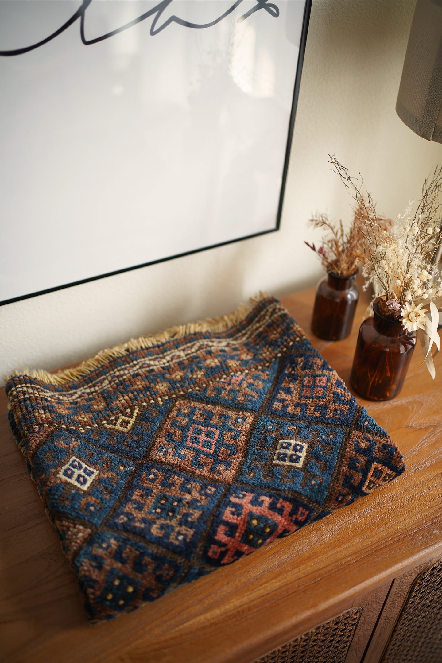 611】Antique Jaff kurd Bagface rug 1900's - 1920's | ヴィンテージ