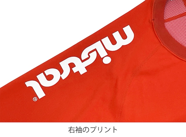 HP-DRY 長袖Tシャツ アクティブフィット RED