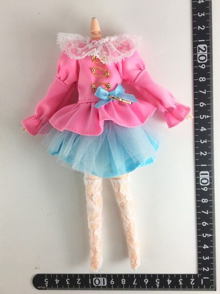 ドール服 1/6 女性用21_23 ピンクトップ&ブルースカート セット STK 18984 - 画像1